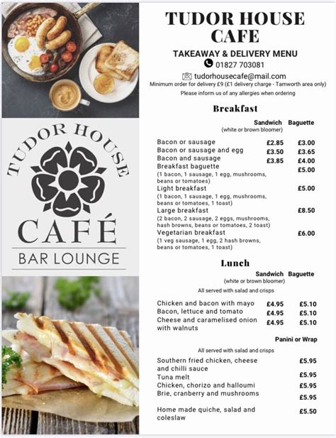 the tudor tamworth|tudor house tamworth menu.